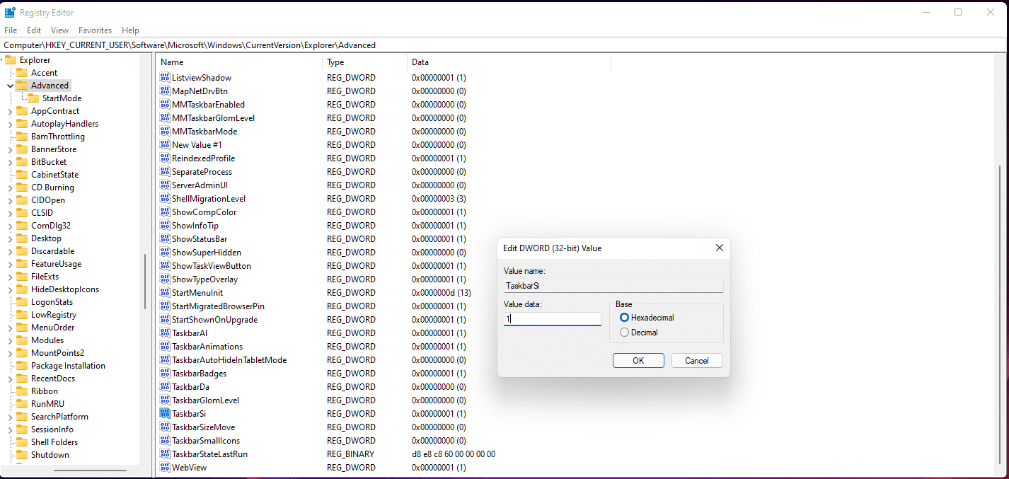Bagaimana Mengubah Ukuran Taskbar di Windows 11