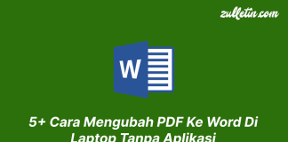 5+ Cara Mengubah PDF Ke Word Di Laptop Tanpa Aplikasi 5+ Cara Mengubah PDF Ke Word Di Laptop Tanpa Aplikasi