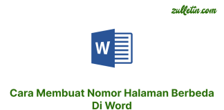Cara Membuat Nomor Halaman Berbeda Di Word Cara Membuat Nomor Halaman Berbeda Di Word