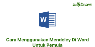 Cara Menggunakan Mendeley Di Word Untuk Pemula Cara Menggunakan Mendeley Di Word Untuk Pemula