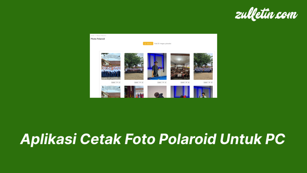 Aplikasi Cetak Foto Polaroid Untuk PC